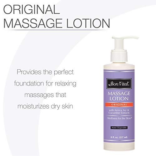 Bon Vital Original Massage Lotion, Non-Greasy, Moisturizes Dry Skin, 8 oz - size: 8oz
