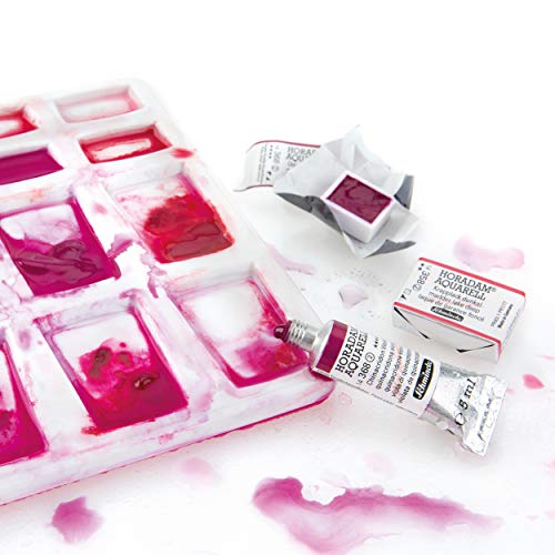Schmincke - HORADAM® AQUARELL color box with 24 finest watercolors, 74324097, Premium metal box, painting set, 24 x 1/1 pans - style: 24 x 1/1 pans