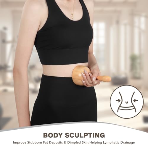 KintKita Wood Therapy Massage Tools 4-in-1, Wooden Lymphatic Drainage Massager Body Cellulite Remover, Professional Maderoterapia Kit Cellulite Massager for Body Sculpting,Contouring,Relief Muscle - style: 4 IN 1 Maderoterapia Kits