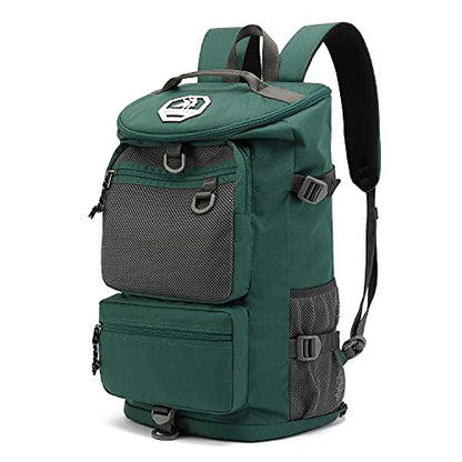Kalesi Gym Duffle Bag Backpack 4-Way Waterproof with Shoes Compartment for travel Sport Hiking laptop - color: Green