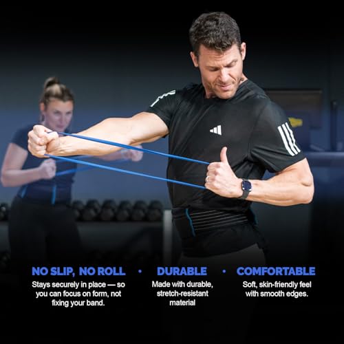 Joey Thurman Mini Resistance Bands, 5-Pack Mini Loop Bands for Exercise, Booty Bands for Glutes Legs and Hips, Home Gym Workout Bands