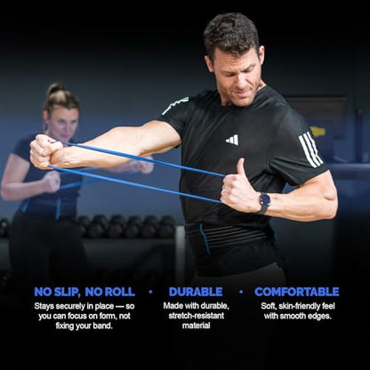 Joey Thurman Mini Resistance Bands, 5-Pack Mini Loop Bands for Exercise, Booty Bands for Glutes Legs and Hips, Home Gym Workout Bands