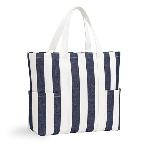 Folkulture Beach Tote Bags For Women, Beach Must Haves 2026-18x15 Inch | Waterproof,Sandproof, Large Tote Bags for Women, Swimming Pool, Beach Essentials, Simple Modern Pool Bag, Bolsos Para Mujeres - color: Dark Blue
