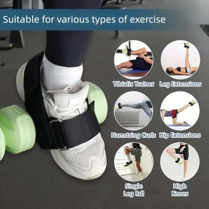 Tibialis Foot Strap, Shin Pain Relief for Leg Curl & Leg Extension Fitness