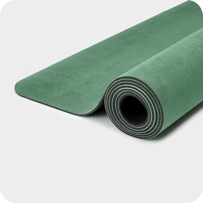WeGym Yoga Mat, 4 mm Cushioned Non-Slip for Yoga, Pilates and Home Workouts | Cushioned 4 mm profile, non-slip surface, yoga, Pilates, home workouts - color: Green Ombre, style: Art Deco