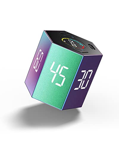 Ticktime T6 Pomodoro Timer Cube for Focus, Study, Work, Task, ADHD, Kitchen - color: Violet