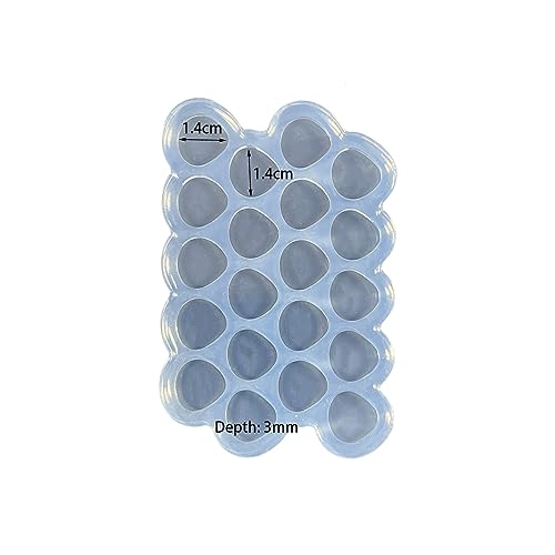 Mini Tear Drop Shape Earring Molds Small Resin Mold Clear Silicone Mold for DIY Earrings, Ear Studs, Pendant, Jewelry Making Crafts, Chocolate Cake Mold - color: Mini tear drop shape