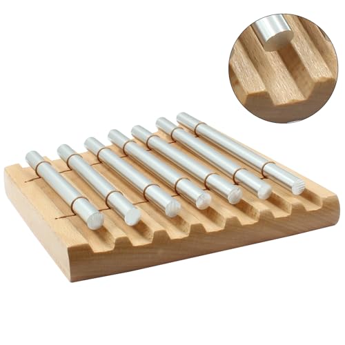 Luomorgo Meditation Chimes, Seven Tone Hand Chimes Instrument, 1 Set - size: 1 Set-Seven Tone