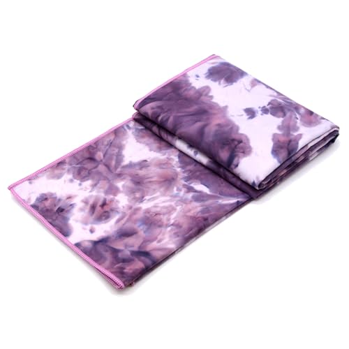 Eunzel Hot Yoga Mat Towel, Ultra-Absorbent Microfiber 72" x 26.5" | Ultra Absorbent Microfiber, Soft Touch Fabric, Quick Dry, Hot Yoga & Pilates, Machine Washable - color: Lavender