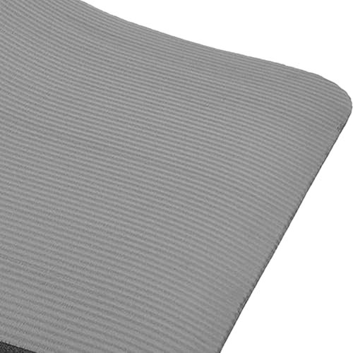 BalanceFrom 1-inch Thick 71x24 Inches Extra Thick Exercise Yoga Mat - color: Gray