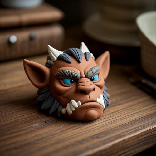 BOHS Foam Clay, Chocolate Brown Air Dry Modeling Clay, 1.1 lb | Soft, lightweight; crack-free finish; EVA and polystyrene foam details; cosplay props, figurines, fake bakes and slime making - color: Chocolate, size: 500 g