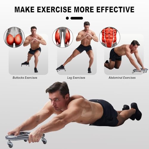 HOTWAVE Ab Roller Wheel for Core Workout,Home Gym Strength Training