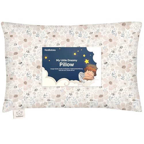 Toddler Pillow with Pillowcase, 13x18 My Little Dreamy Pillow (Flora Vale) - color: Flora Vale