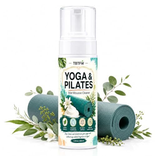 TBTFW Yoga Mat Cleaner Spray, Yoga Mat Foam Cleane-6.76oz