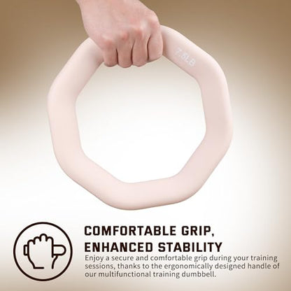 Leikefitness Weight Ring，2in1 Kettlebell&Power Ring,Yoga Exercise,Aerobics