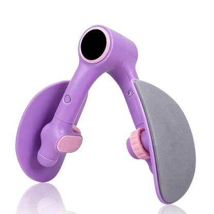 Pelvic Floor Exercise Devices 35LB Resistance Thigh Trainer with Band - size: Purple
