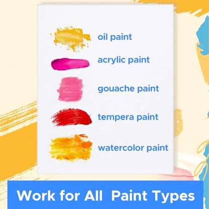 Mini Canvas for Painting 4x4 inch, 72 Pack Small Paint Canvases Bulk | Acrylic Oil Painting Canvases, Blank Canvas Panels, Gesso Primed Acid-Free 100% Cotton - size: 4"x4" - 72pcs