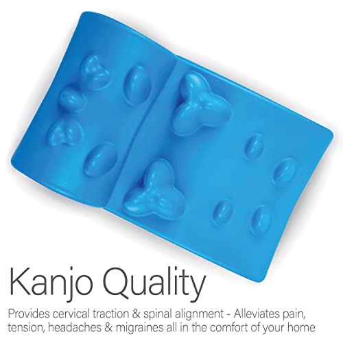 Kanjo Flex Height Acupressure Neck Pain Relief Cushion - Height Adjustable Cervical Traction & Pressure Point Device for Muscle Tension & Relaxation - Helps Relieve Neck Pain - style: Flex Height Neck Cushion
