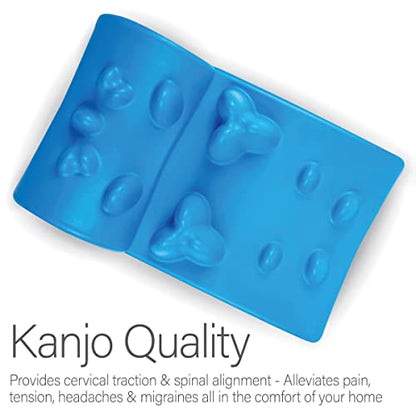 Kanjo Flex Height Acupressure Neck Pain Relief Cushion - Height Adjustable Cervical Traction & Pressure Point Device for Muscle Tension & Relaxation - Helps Relieve Neck Pain - style: Flex Height Neck Cushion