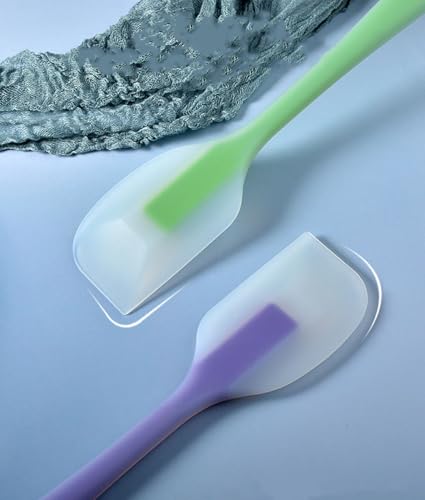 5PCS Silicone Spatula Set Heat Resistant Cake Cream Butter Spatulas Mixing Batter Scraper Non-Stick Flexible Baking Cooking Tool BPA-Free