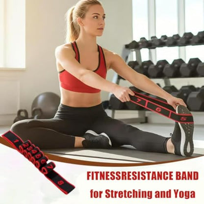 Fitness Resistance Bands with Handles, Fitness Resistance Band for Stretching and Yoga, Fashion Puller Exercise, Adjustable Bands for Full Body Stretching Shaping