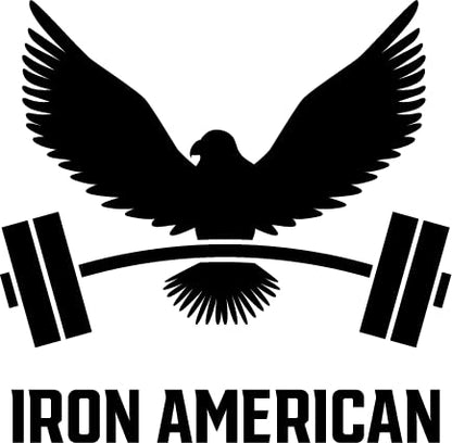 IRON AMERICAN Yoga Mat Hanger - Adjustable Hooks for Exercise Mats, Foam Rollers & Gym Equipment Storage - Wall Mounted - Hardware Included - (6.75" x .75") - American Steel - style: 1-PAIR