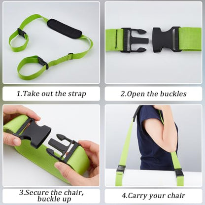 GORGECRAFT 100-189cm Shoulder Strap Replacement Universal Beach Chair Carrying Straps Scooter Adjustable Backpack Anti-Slip Shoulder Belt for Briefcase Laptop Messenger Crossbody Bag Luggage Green - color: Fluorescent Green