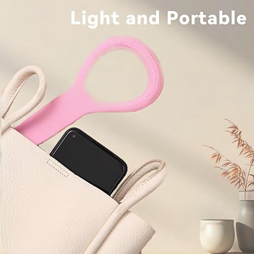 Figure 8 Fitness Resistance Bands, Elastic Bands with Handles for Working Out,Arm|Back|Shoulder Training Elastic Ropes,Exercise Equipment for Physical Therapy Stretching Yoga Pilates - color: Pink