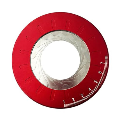 Gralara Circle Drawing Tool Tools Adjustable Circle Drawing Ruler for Drafting, Red - color: Red