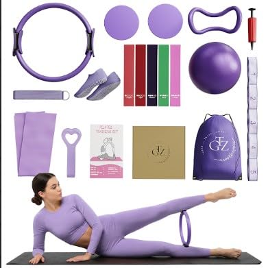 Pilates Equipment, Pilates Reformer, Home Pilates Kit - color: Purple