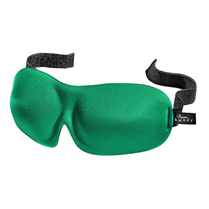 Bucky 40 Blinks No Pressure Eye Mask for Travel & Sleep - color: Green