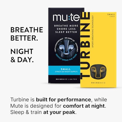 Rhinomed Turbine Sport Nasal Dilators, 38% More Air, Starter Pack - 3 Sizes - style: 3 Pack Starter