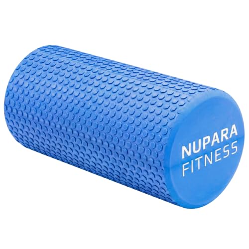 Work Out Roller | Roller for Back Pain Relief | Back Roller Massager, Workout Roll, Foam-Roller, Massage Roller for Back, Physical Therapy Roller - color: Dark Blue, size: 12 Inch - Medium