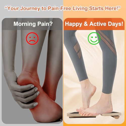 Ankle Balance Board for Plantar Fasciitis & Foot Pain | Non-slip, adjustable balance board for foot pain relief, ankle & calf strengthening. Ideal for home gym and physical therapy.