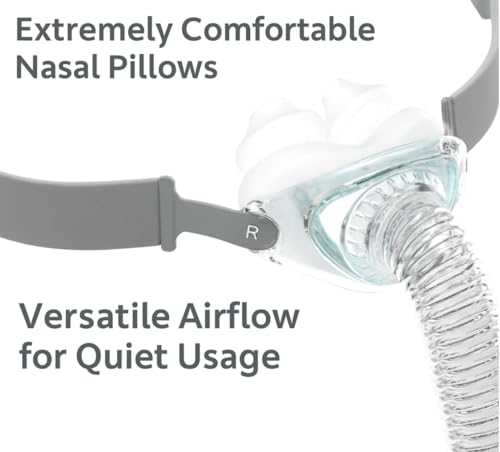 P2 Nasal Pillow Bundle - Comes with 3 Size Cushions - Full Setup Included - Ready to use