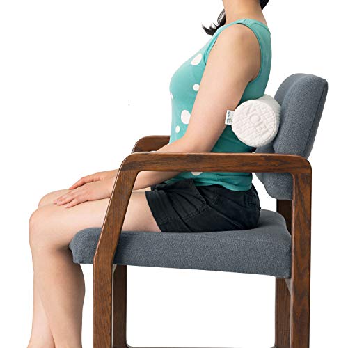 Comfort Memory Foam Neck Roll and Cervical Bolster Round Pillow with Removable Washable Soft Cover for Spine and Neck Back Lumbar Leg Vertebra Support (18"x3.5" Pillow Firm) - size: 18"x3.5" Pillow Firm
