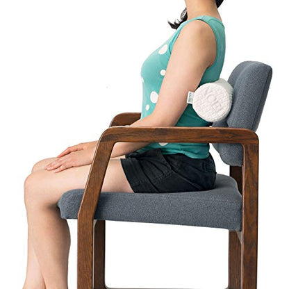 Comfort Memory Foam Neck Roll and Cervical Bolster Round Pillow with Removable Washable Soft Cover for Spine and Neck Back Lumbar Leg Vertebra Support (18x3.5 inch Pillow) - size: 18"x3.5" Pillow