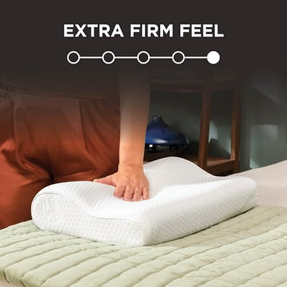 Tempur-Pedic TEMPUR-Ergo Neck Pillow, Medium Profile, White - size: Medium Profile