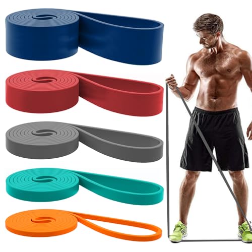 Resistance Bands, Pull Up Assist Bands - Workout Bands, Eexercise Bands, Long Resistance Bands Set for Working Out, Fitness, Training, Physical Therapy for Men Women - color: Orange