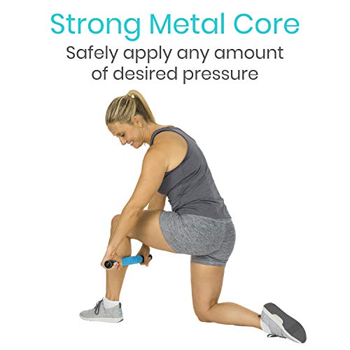 Vive Massage Stick Roller for Muscle, Back, Legs - Deep Tissue Body Fascia | Massager for Hamstring, Calf, Neck Pain, Trigger Point, Exercise -Rolling Relief Tool for Physical Therapy, Recovery