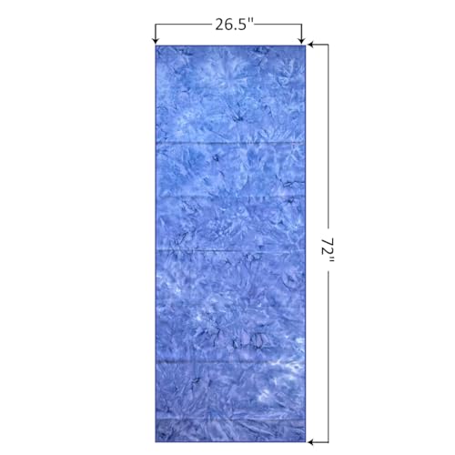 Eunzel Hot Yoga Mat Towel, Ultra-Absorbent Microfiber 72" x 26.5" | Ultra Absorbent Microfiber, Soft Touch Fabric, Quick Dry, Hot Yoga & Pilates, Machine Washable - color: Indigo