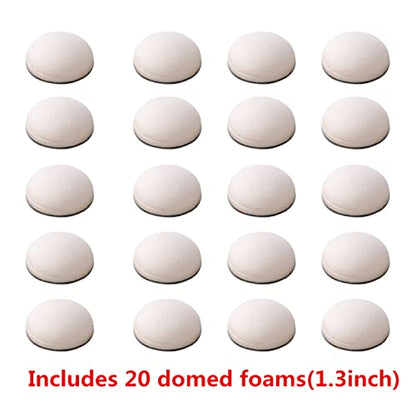 BAOFALI 20PCS Ink Blending Round Head Foams Replacement Refill Foam for Foams Scrapbooking Painting Drawing Art Supplies Handle Ink Tools Embossing Stencils - size: 20PCS( 3 cm/1.2 inch )