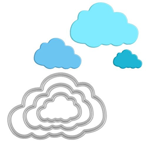 Metal Cutting Dies Stencil DIY Scrapbooking Embossing Tool DIY Paper Cards Album Decoration (Cloud) - style: Cloud
