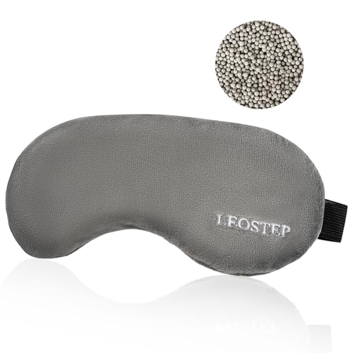 Weighted Eye Mask for Sleeping, Heated & Cold Sleep Masks for Women Men Dry Eyes, Eye Pillow for Dark Circles, Puffiness, Migraine