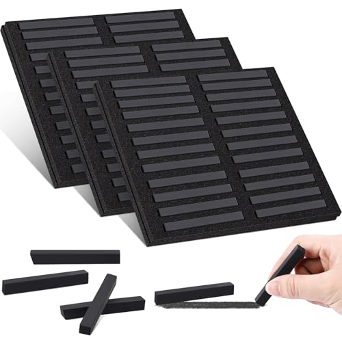 Watersay 72 Pcs Soft Chalk Pastels Set Square Sketch Chalk Soft Pastel for Artists Non-toxic Artist Pastel Sticks for Professional Artists and Art Lovers(Black) - color: Black