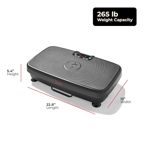 Sunny Health & Fitness 2D/3D Vibration Platform Exercise Machine w/ Remote - size: 2D