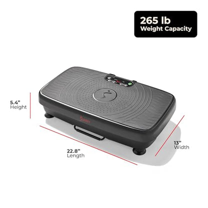 Sunny Health & Fitness 2D/3D Vibration Platform Exercise Machine w/ Remote - size: 2D