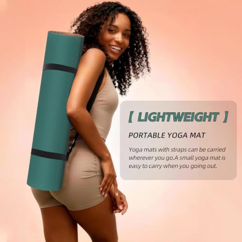 Thick Yoga Mat 72"x24"x0.4"