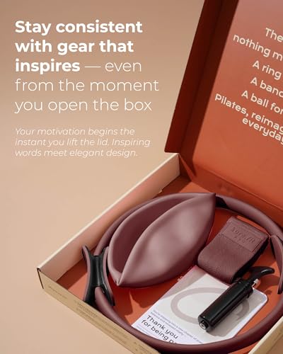 Pilates Kit | Pilates Equipment Set for Home Workouts | Accessories & Guide - color: Cocoa, style: Essential Kit - 3PC