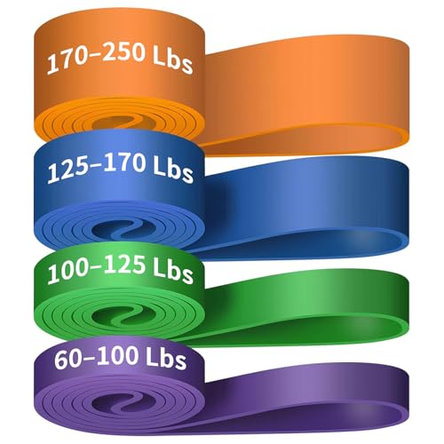 Alllvocles Resistance Band, Pull Up Bands, Pull Up Assistance Bands, Workout Bands, Exercise Bands, Resistance Bands Set for Legs, Working Out, Muscle Training, Physical Therapy, Shape Body, Men Women - color: 1.3-2.5in